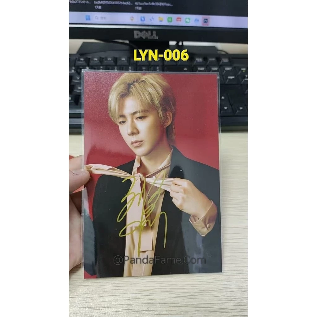 Liu Yuning Photo Card with Sign - Set A - 4